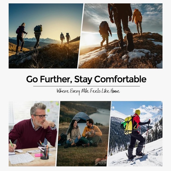 🆕 Wool Socks for Women - Hiking Womens Socks 5 Pairs, Thermal - Picture 2 of 8